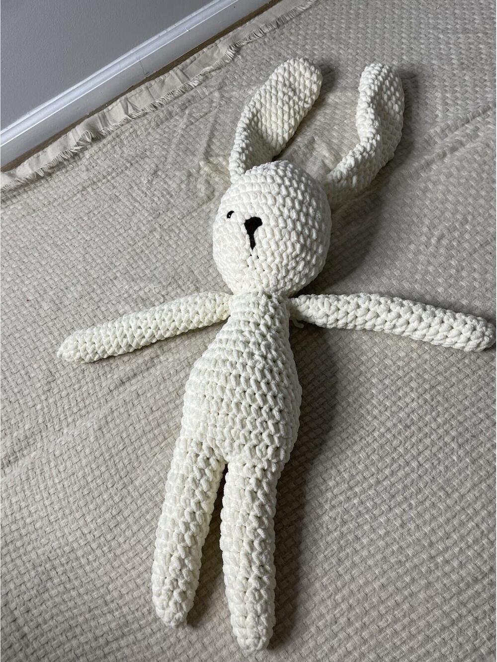 Mamas and Papas 13" Floppy Rag Doll Cuddle Plush Bunny Rabbit Stuffed Toy